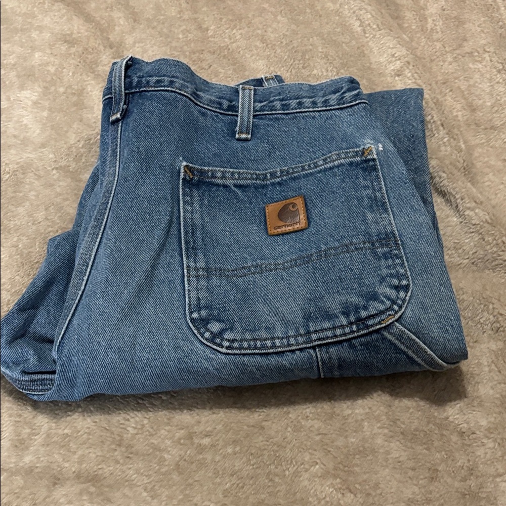 Carhartt Cargo Relaxed Fit Men's Denim Jeans